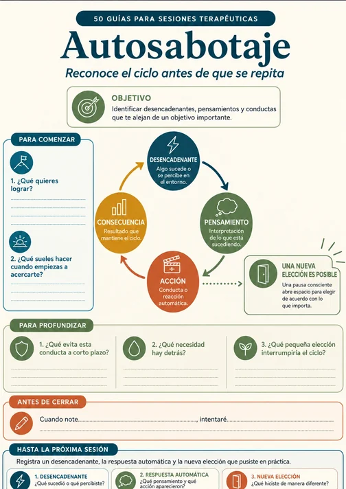 Guía en español: Autosabotaje