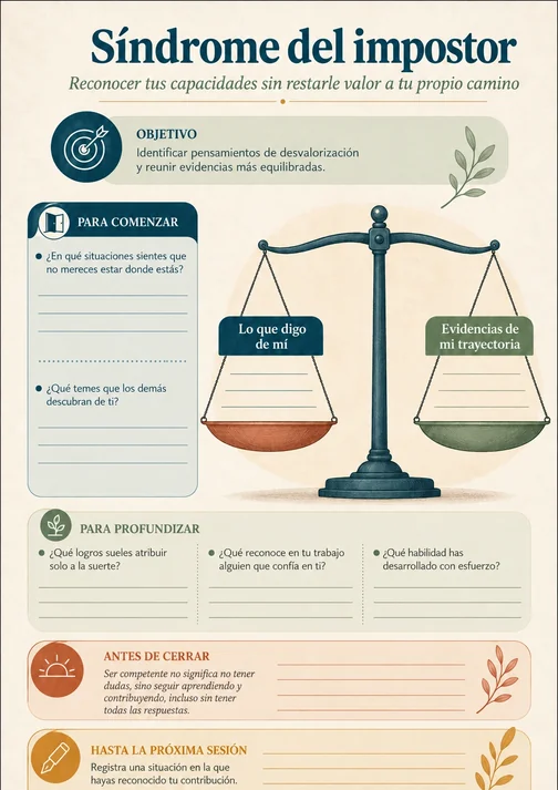 Guía en español: Síndrome del impostor