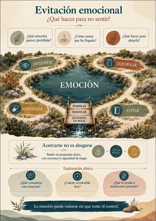 Guía en español: Evitación emocional